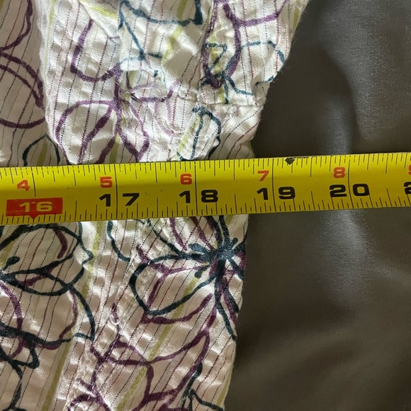 Jimi Hendrix Experience Shirt Mens XL Purple Label Floral Embroidered Button Up - Picture 4 of 5